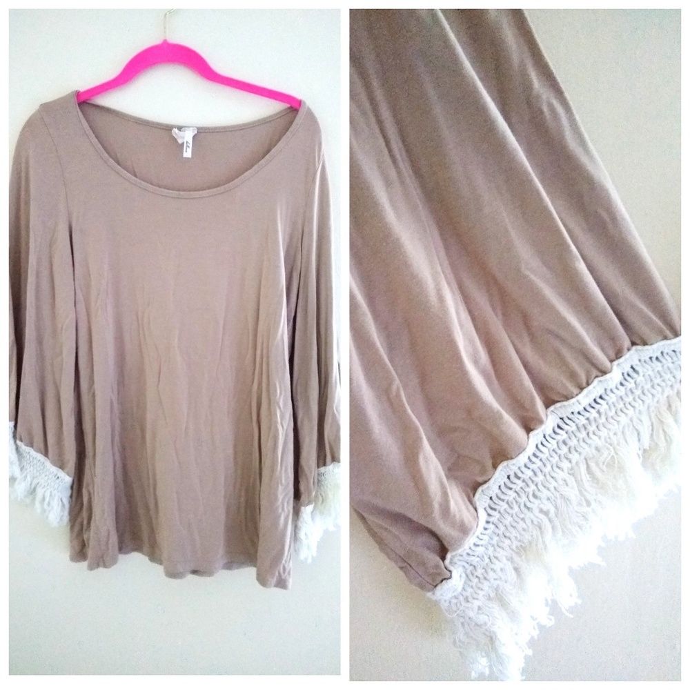 🍁 Boho Bellamie Fringe Long Sleeve T-Shirt